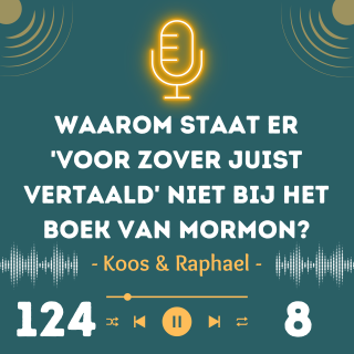 Waarom staat er 'voor zover juist vertaald' NIET bij het Boek van Mormon?