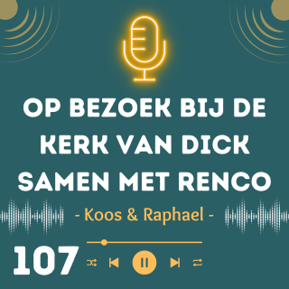 Op bezoek bij de kerk van Dick, samen met Renco